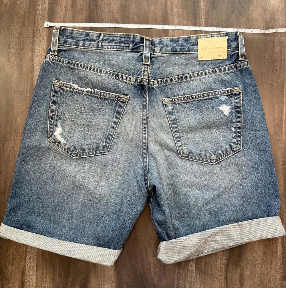 AG AG-ED Denim Sloane Vintage Boyfriend Denim Shorts